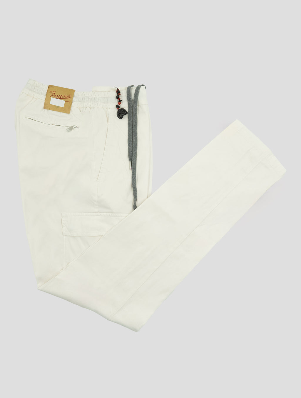 Marco Pescarolo White Lyocell Cotton Ea Pants 1