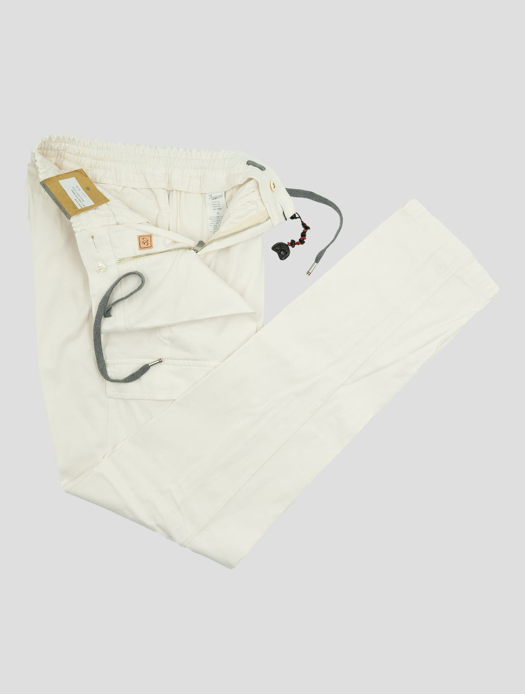 Marco Pescarolo White Lyocell Cotton Ea Pants 2