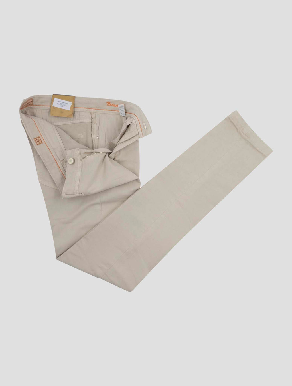 Marco Pescarolo Beige Cotton Linen Ea Jeans 2