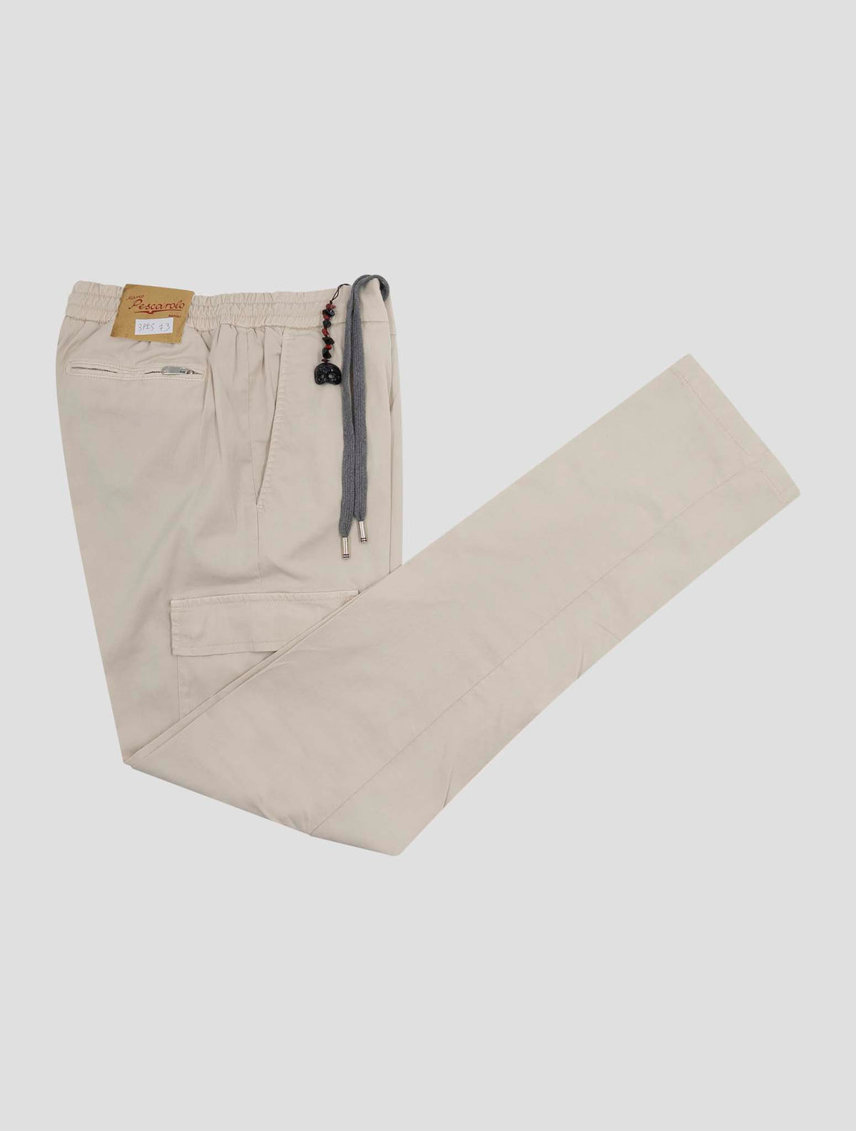 Marco Pescarolo Light Beige Lyocell Cotton Ea Jeans 1