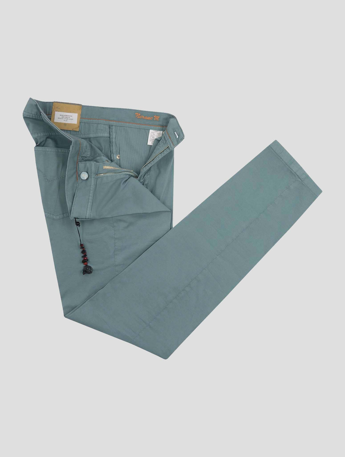 Marco Pescarolo Green Cotton Silk Ea Jeans 2