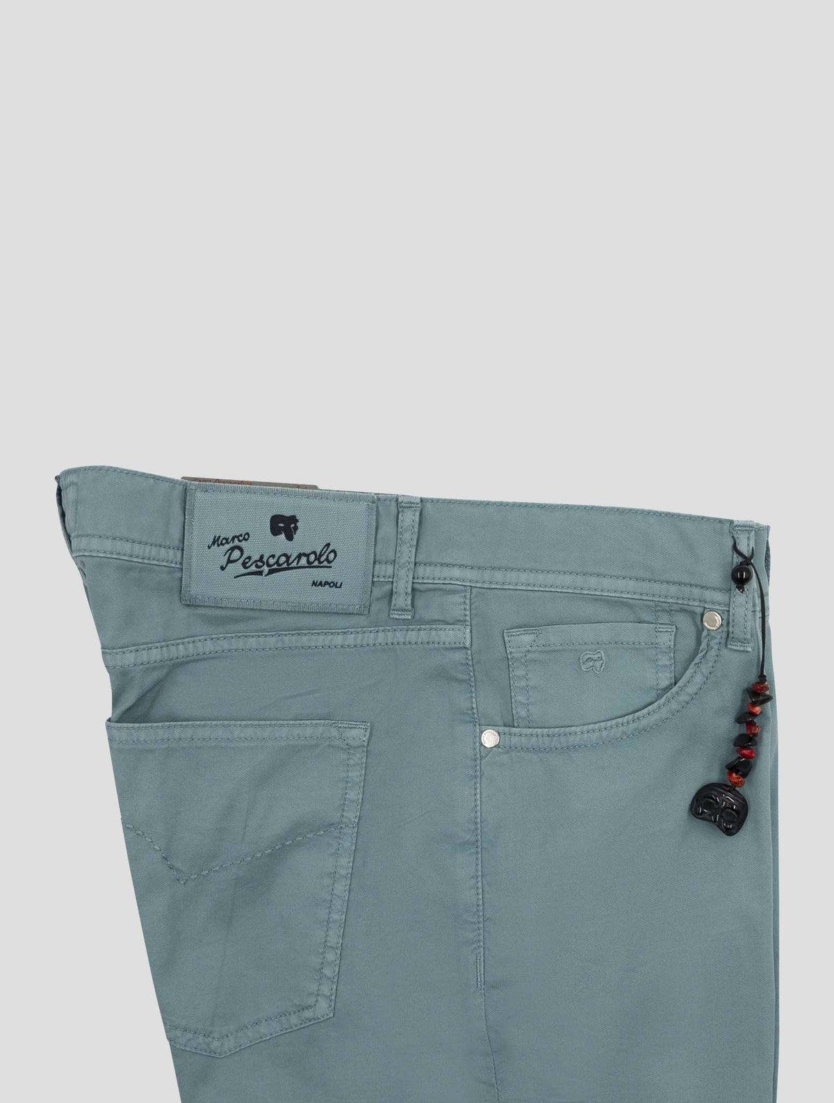 Marco Pescarolo Green Cotton Silk Ea Jeans 3