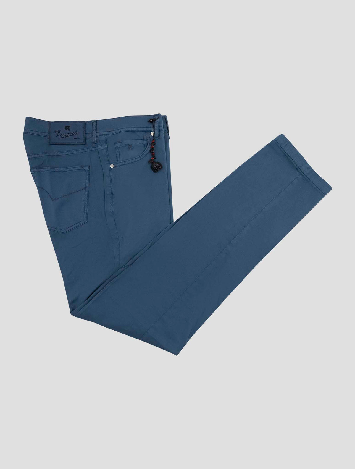 Marco Pescarolo Blue Cotton Silk Ea Jeans 1