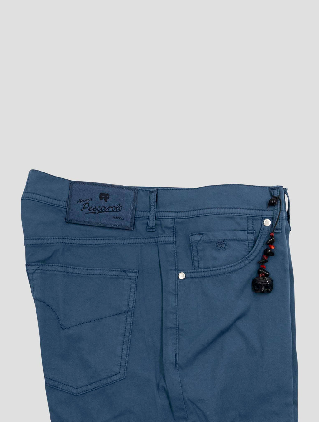 Marco Pescarolo Blue Cotton Silk Ea Jeans 3