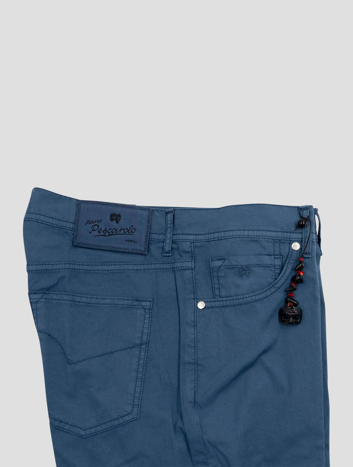 Marco Pescarolo Blue Cotton Silk Ea Jeans 3