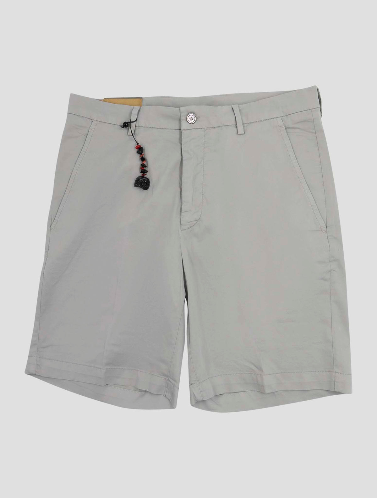 Marco Pescarolo Light Gray Cotton Silk Ea Short Pants 1