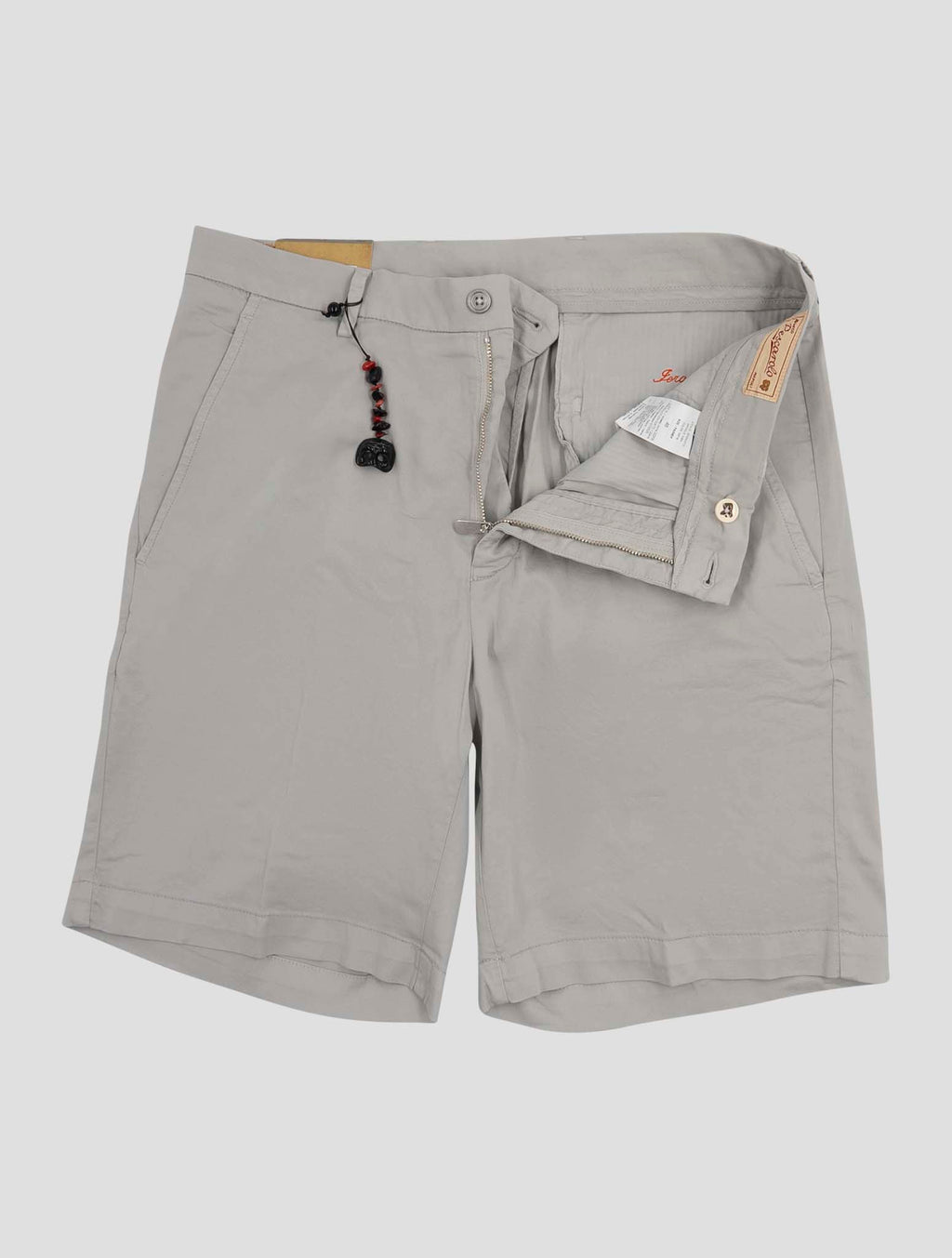 Marco Pescarolo Light Gray Cotton Silk Ea Short Pants 2