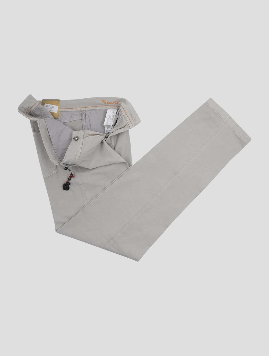 Marco Pescarolo Gray Cotton Linen Ea Jeans 2