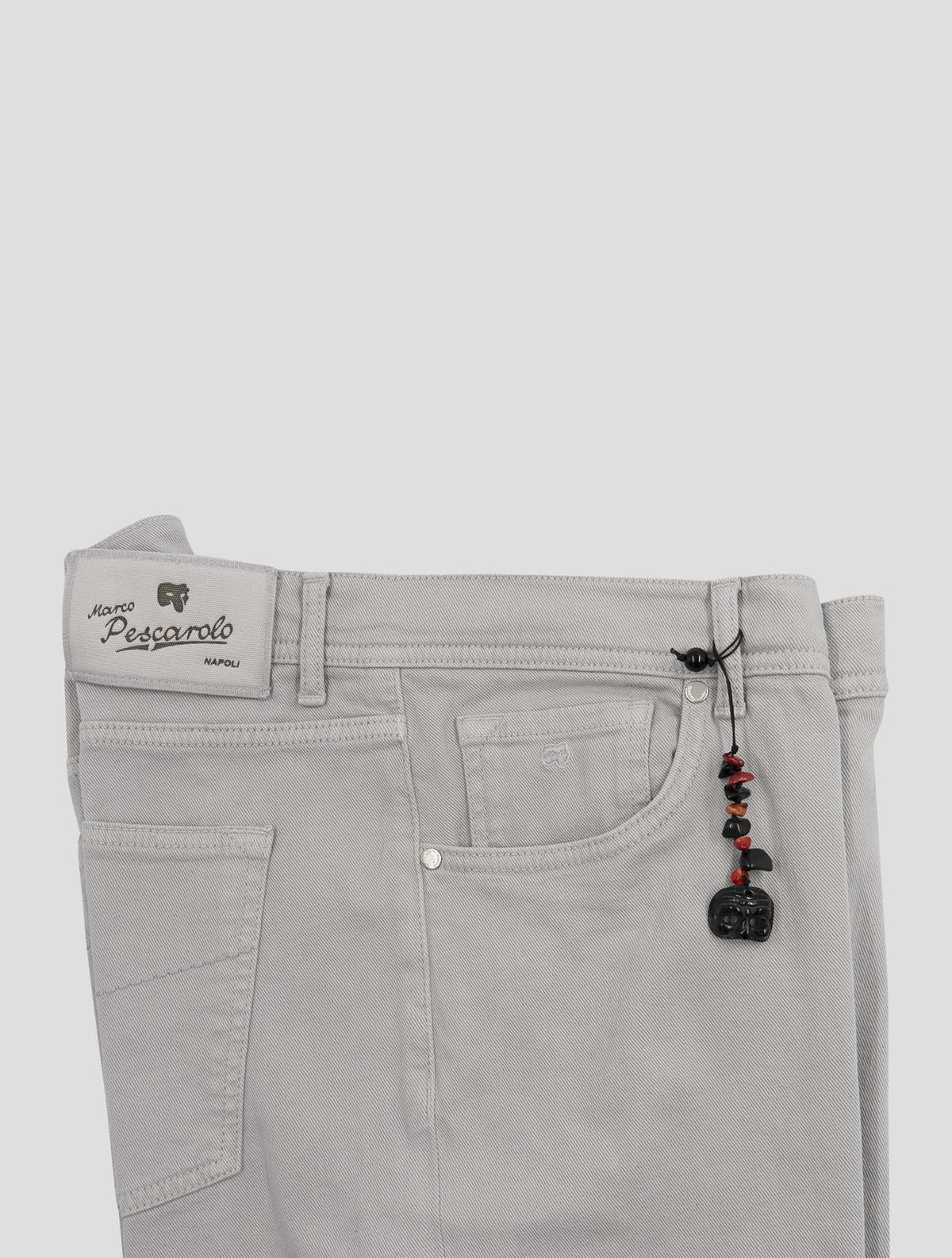 Marco Pescarolo Gray Cotton Linen Ea Jeans 3