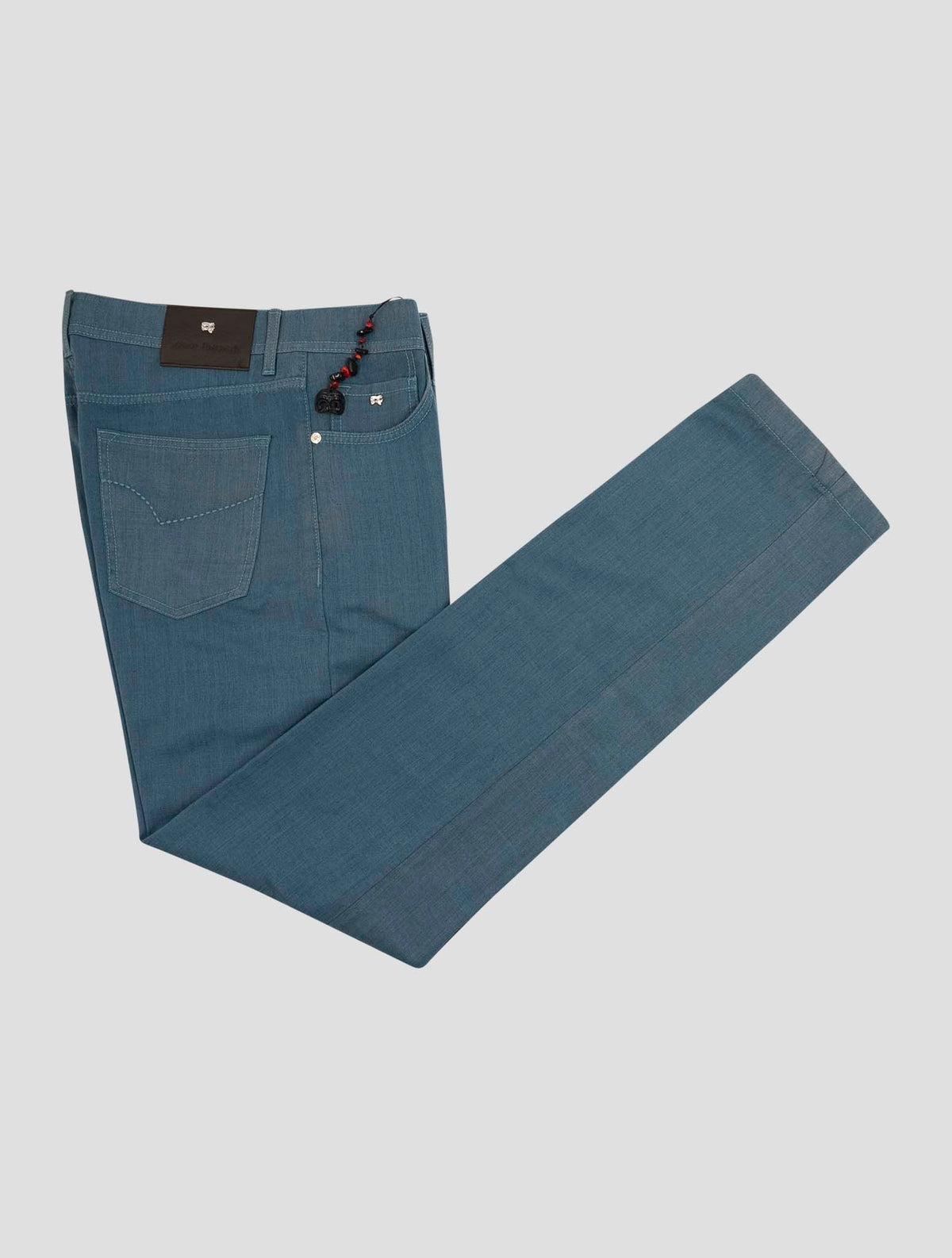 Marco Pescarolo Blue Green Virgin Wool Jeans 1
