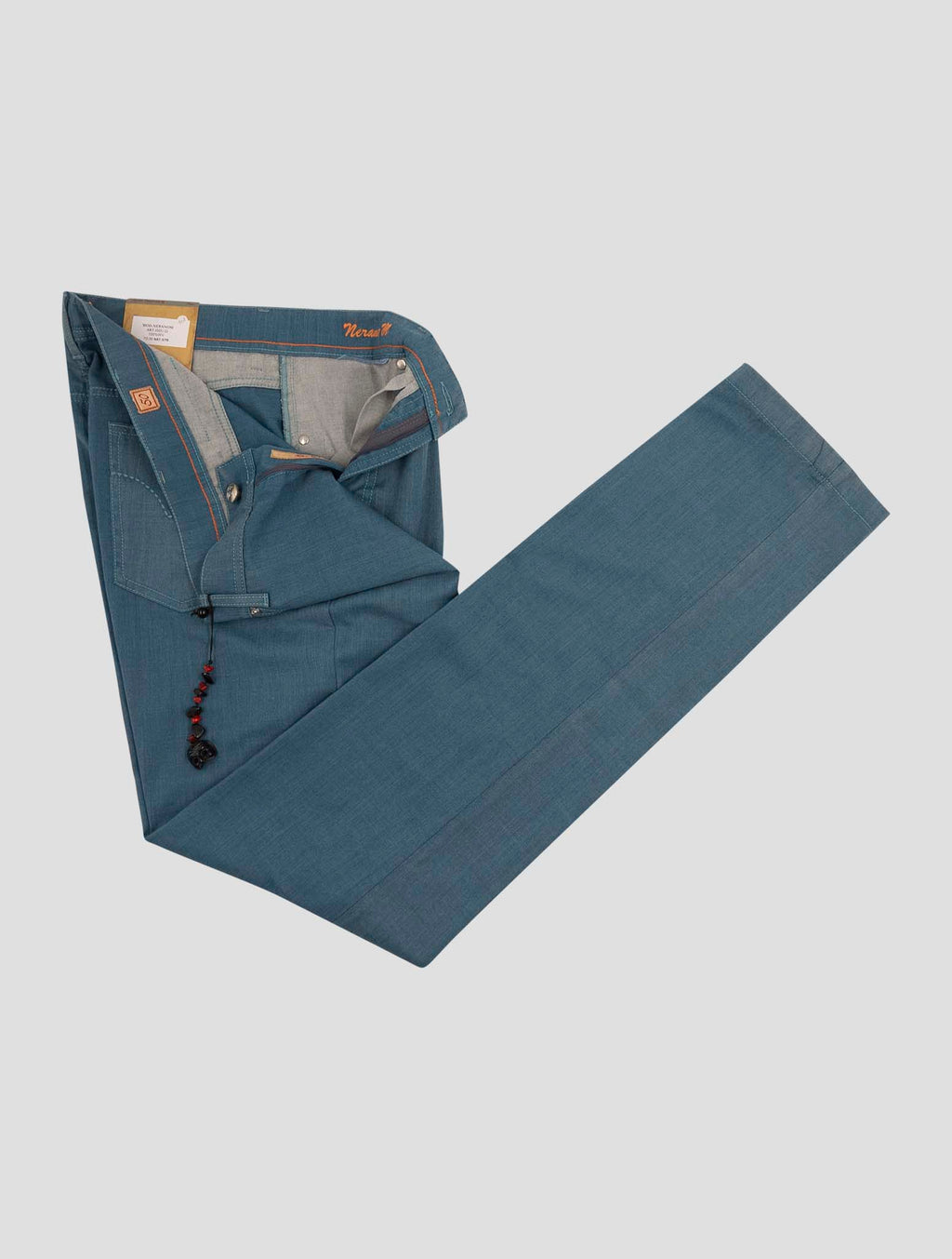 Marco Pescarolo Blue Green Virgin Wool Jeans 2