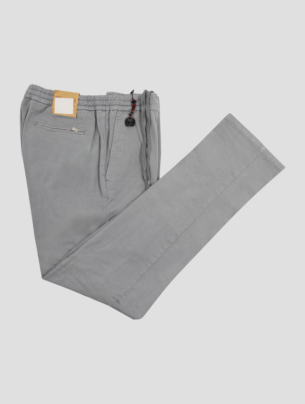 Marco Pescarolo Gray Lyocell Cotton Ea Pants 1