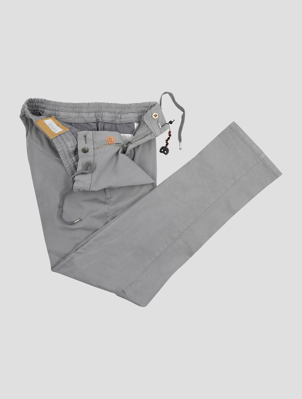 Marco Pescarolo Gray Lyocell Cotton Ea Pants 2