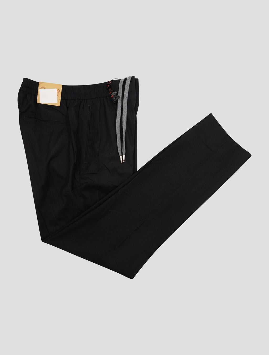 Marco Pescarolo Black Virgin Wool Silk Pants 1
