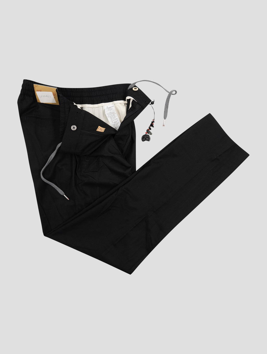 Marco Pescarolo Black Virgin Wool Silk Pants 2