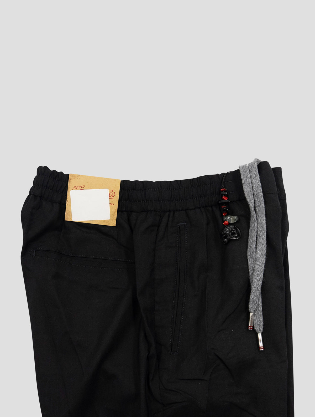 Marco Pescarolo Black Virgin Wool Silk Pants 3