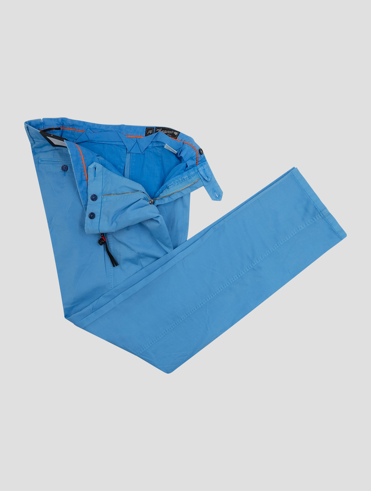 Marco Pescarolo Gray Cotton Silk Ea Pants 2