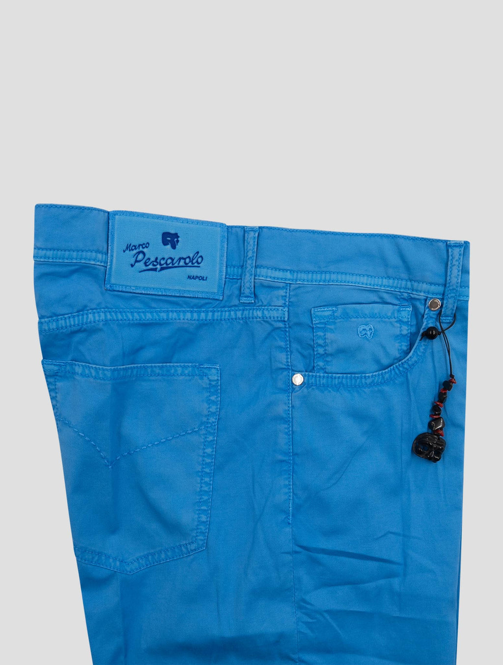 Marco Pescarolo Light Blue Cotton Silk Ea Jeans 3