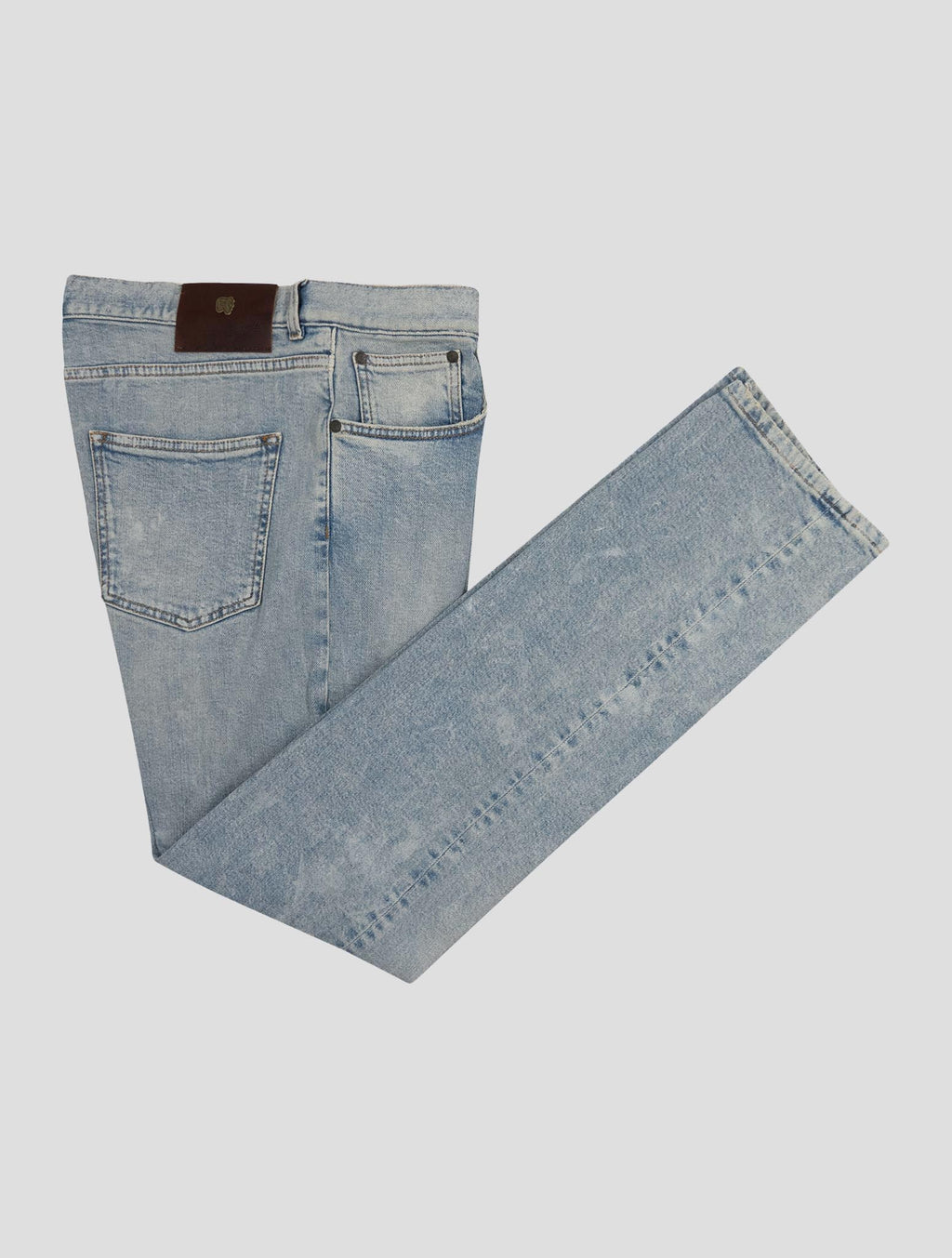 Marco Pescarolo Light Blue Cotton Ea Jeans 1
