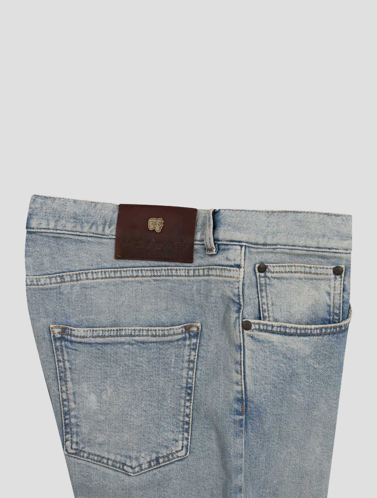 Marco Pescarolo Light Blue Cotton Ea Jeans 3