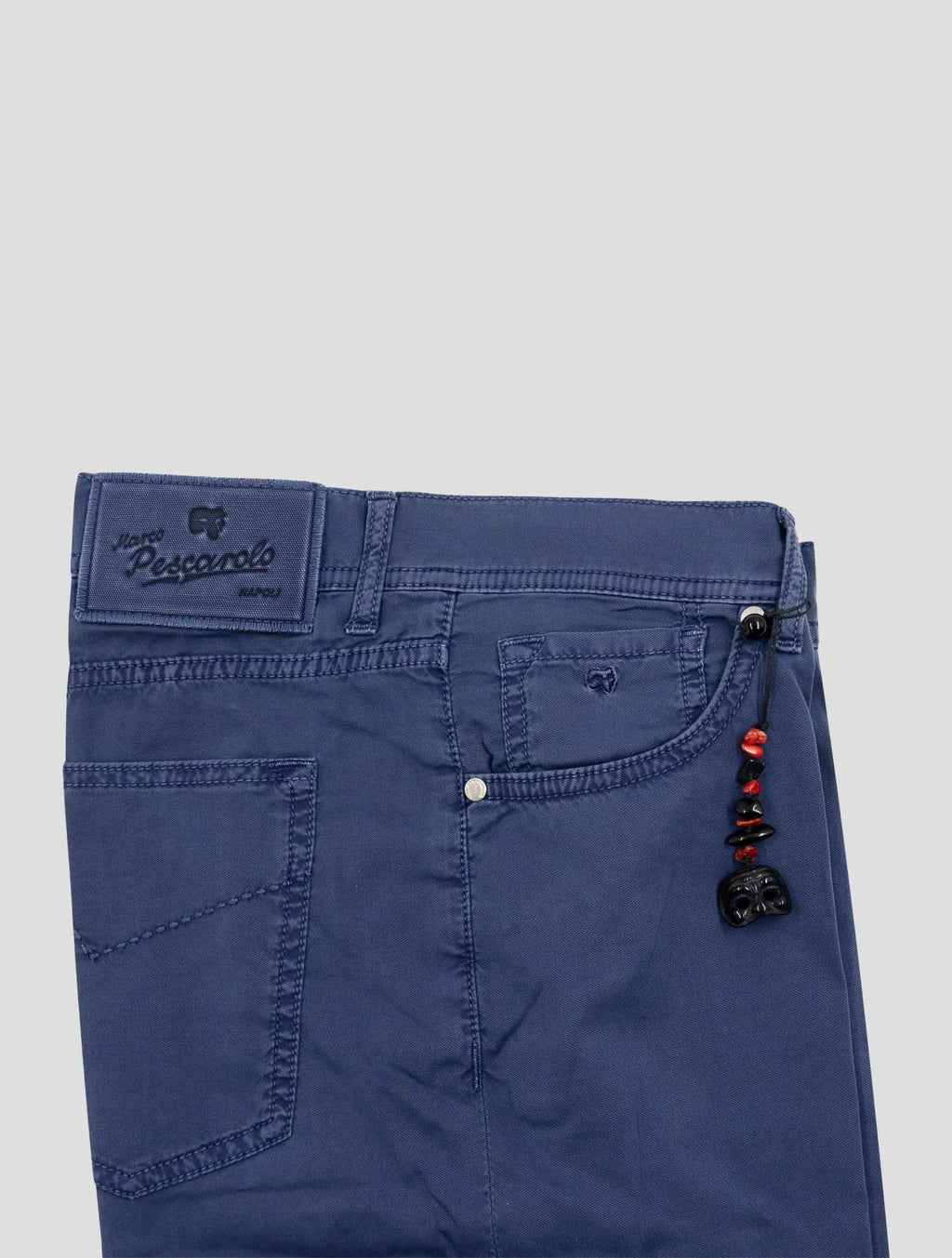 Marco Pescarolo Blue Cotton Silk Ea Jeans 3