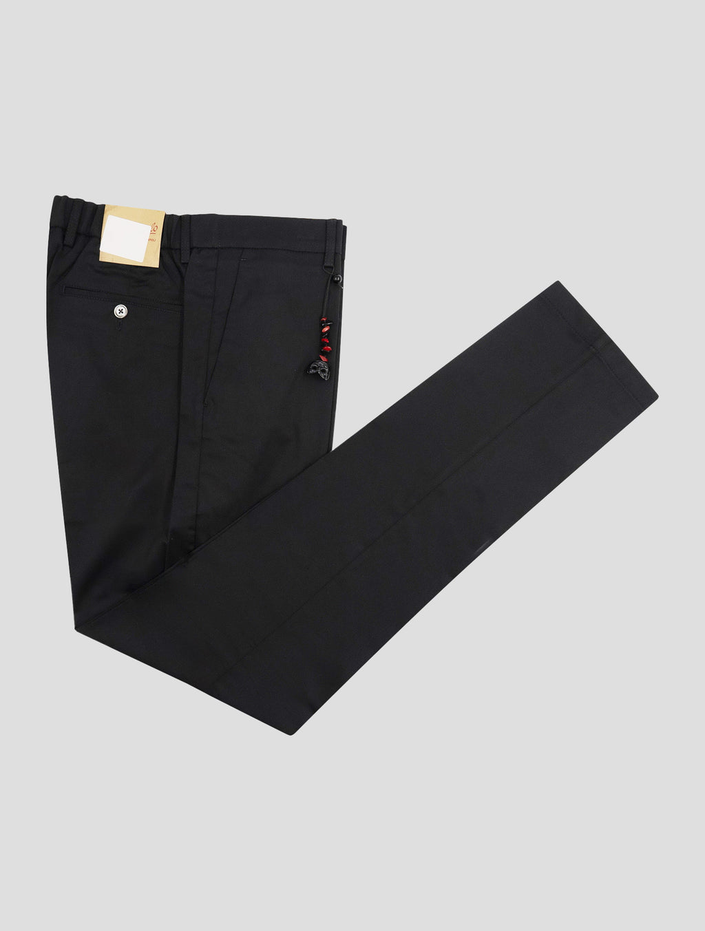 Marco Pescarolo Black Cotton Silk Ea Pants 1