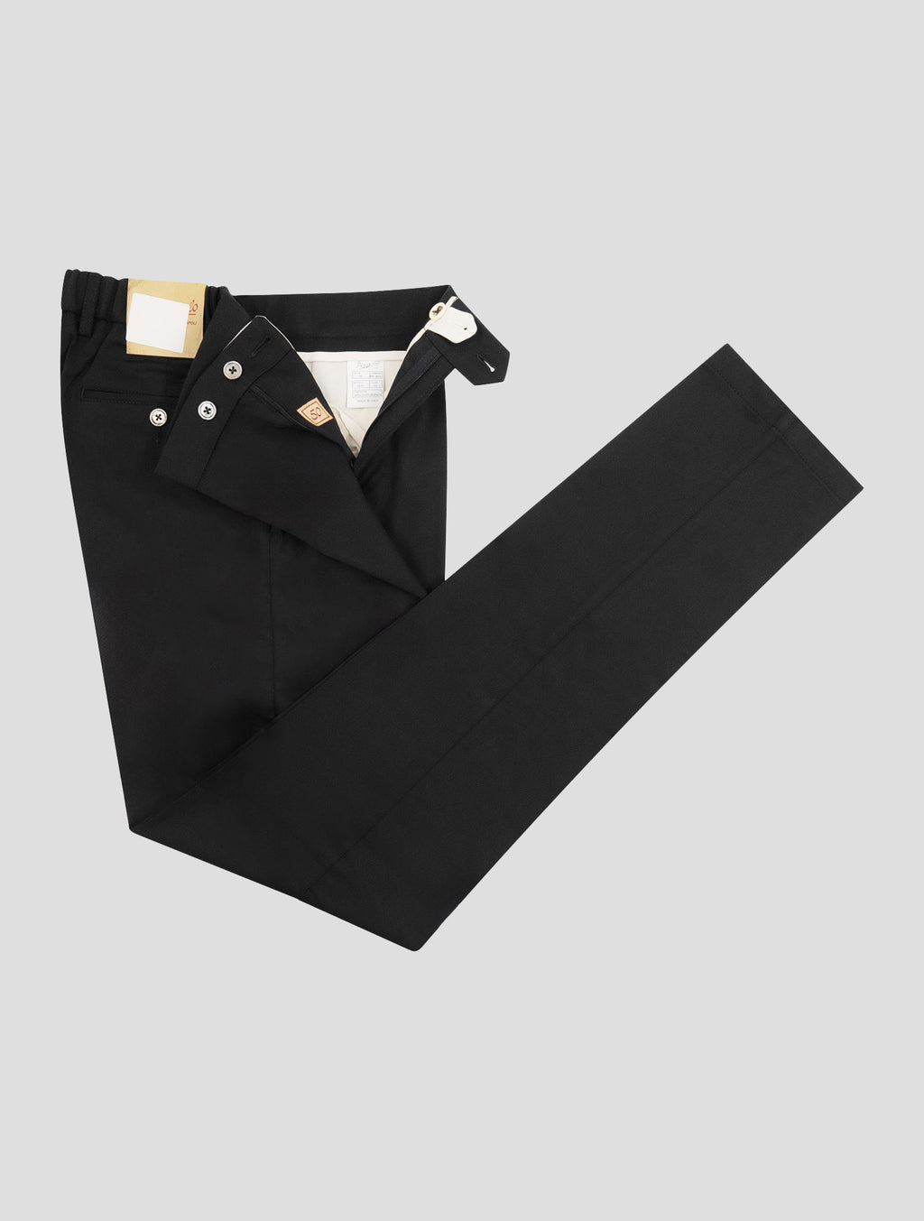 Marco Pescarolo Black Cotton Silk Ea Pants 2