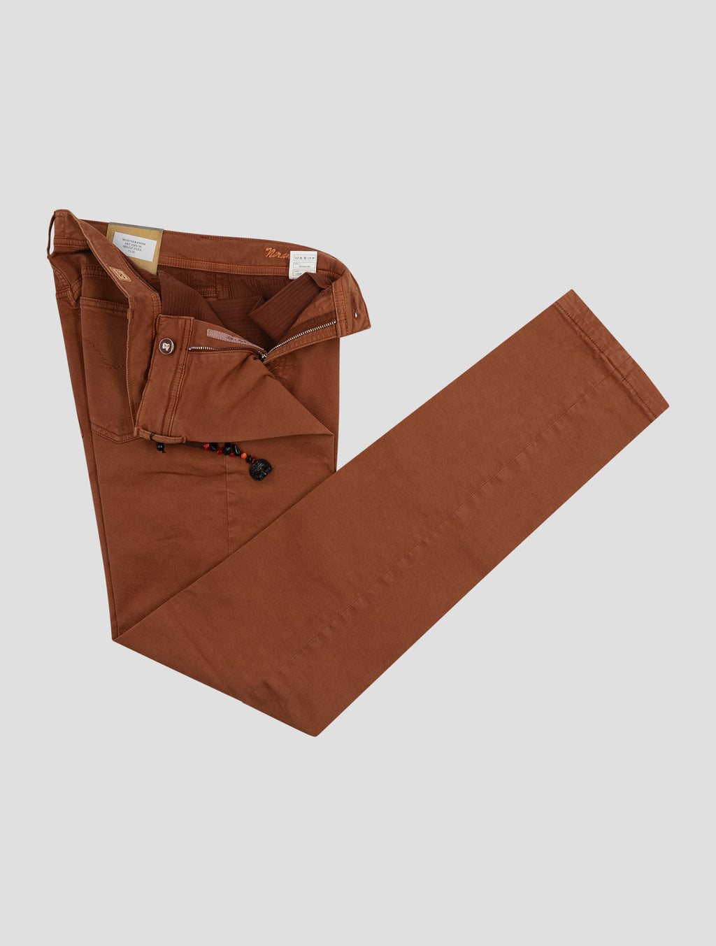 Marco Pescarolo Brown Cotton Ea Jeans 2