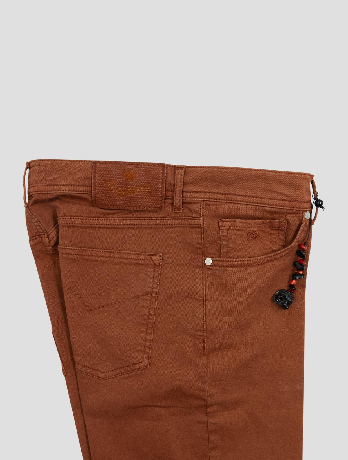 Marco Pescarolo Brown Cotton Ea Jeans 3