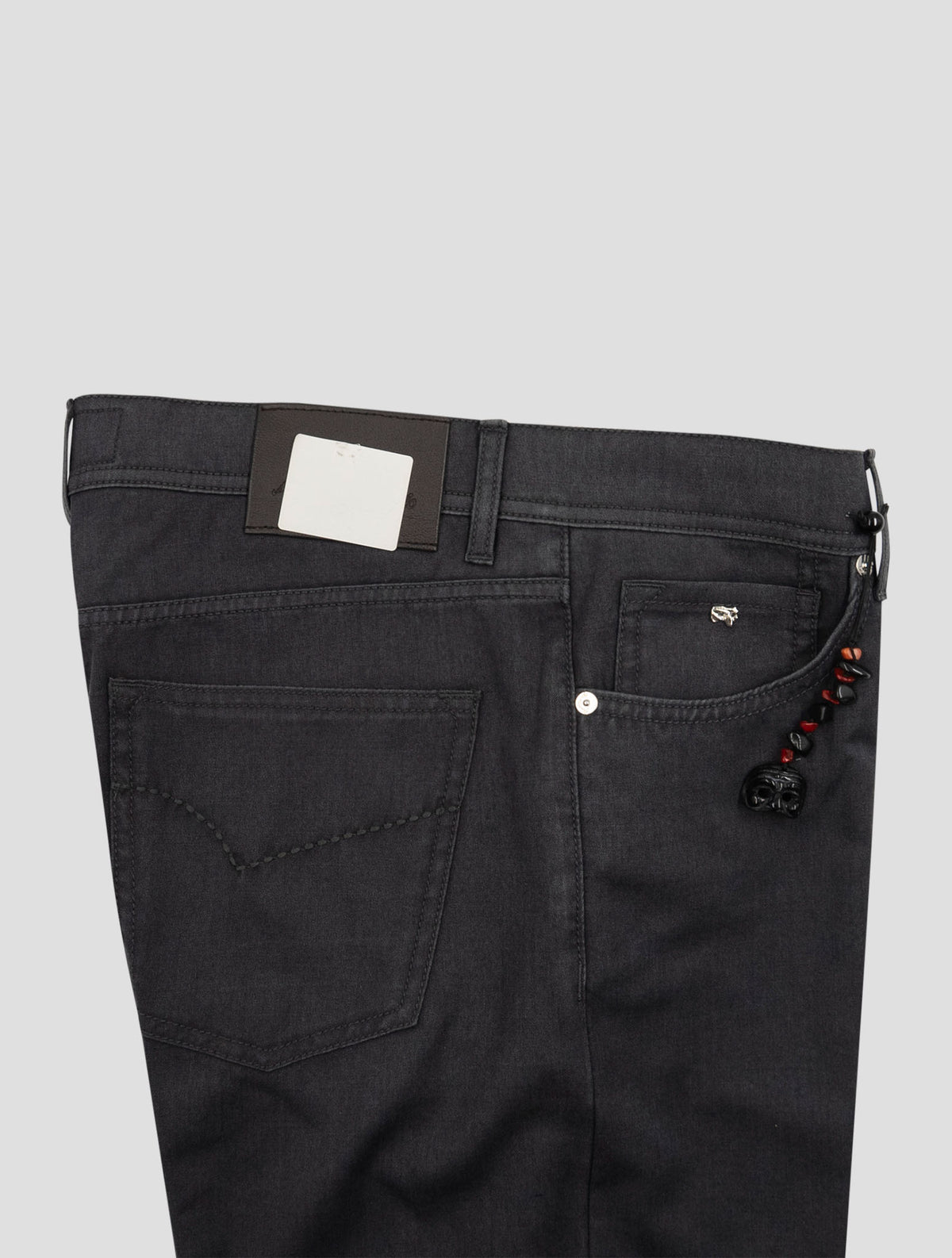 Marco Pescarolo Gray Virgin Wool Jeans 3