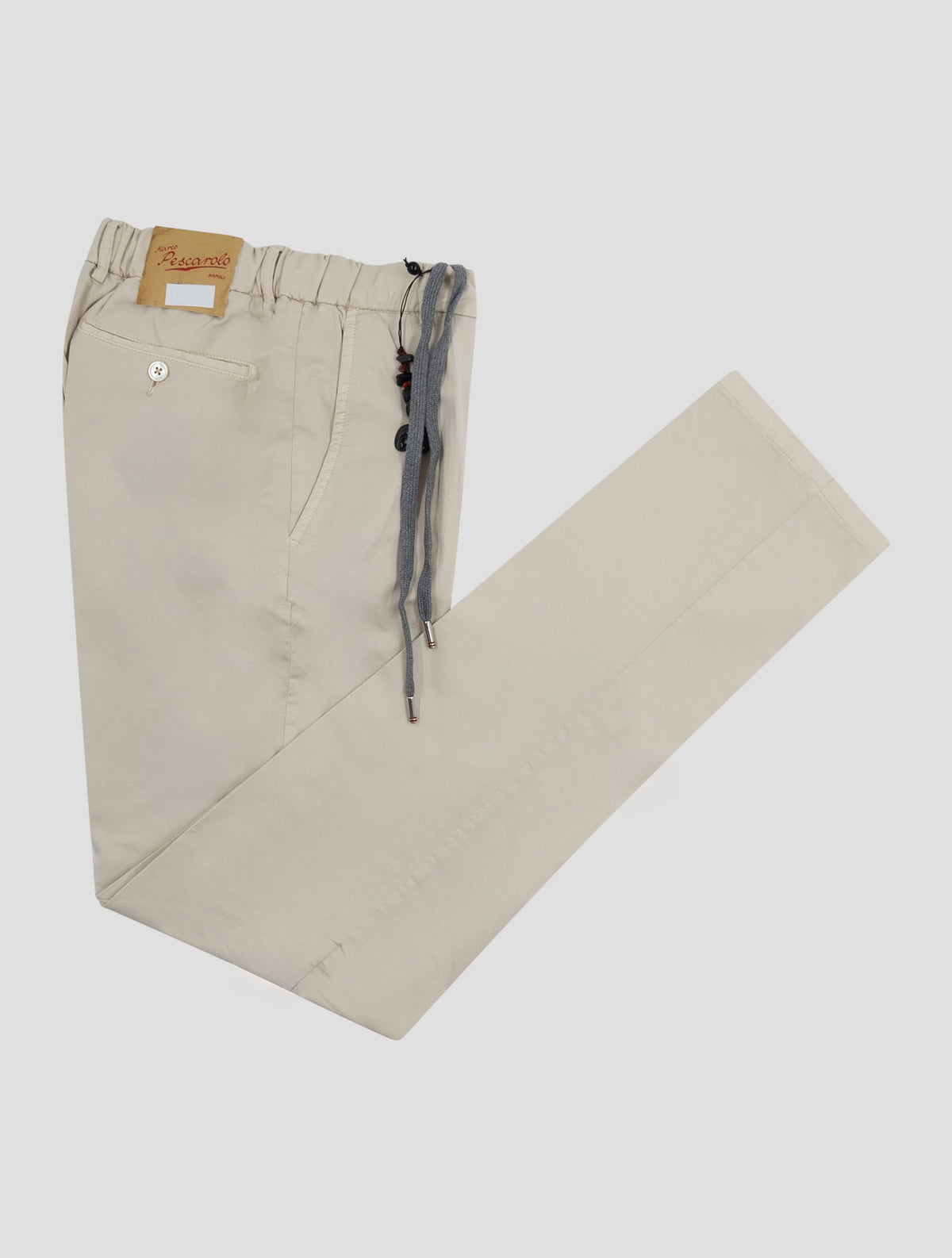 Marco Pescarolo Beige Cotton Silk Ea Pants 1