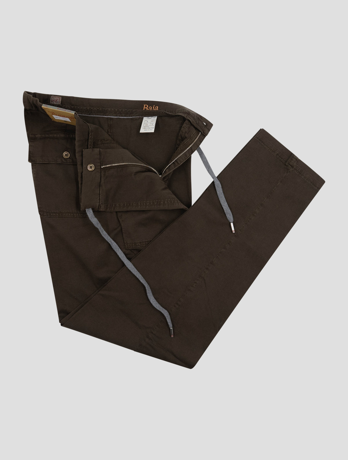 Marco Pescarolo Brown Cotton Silk Ea Pants 2