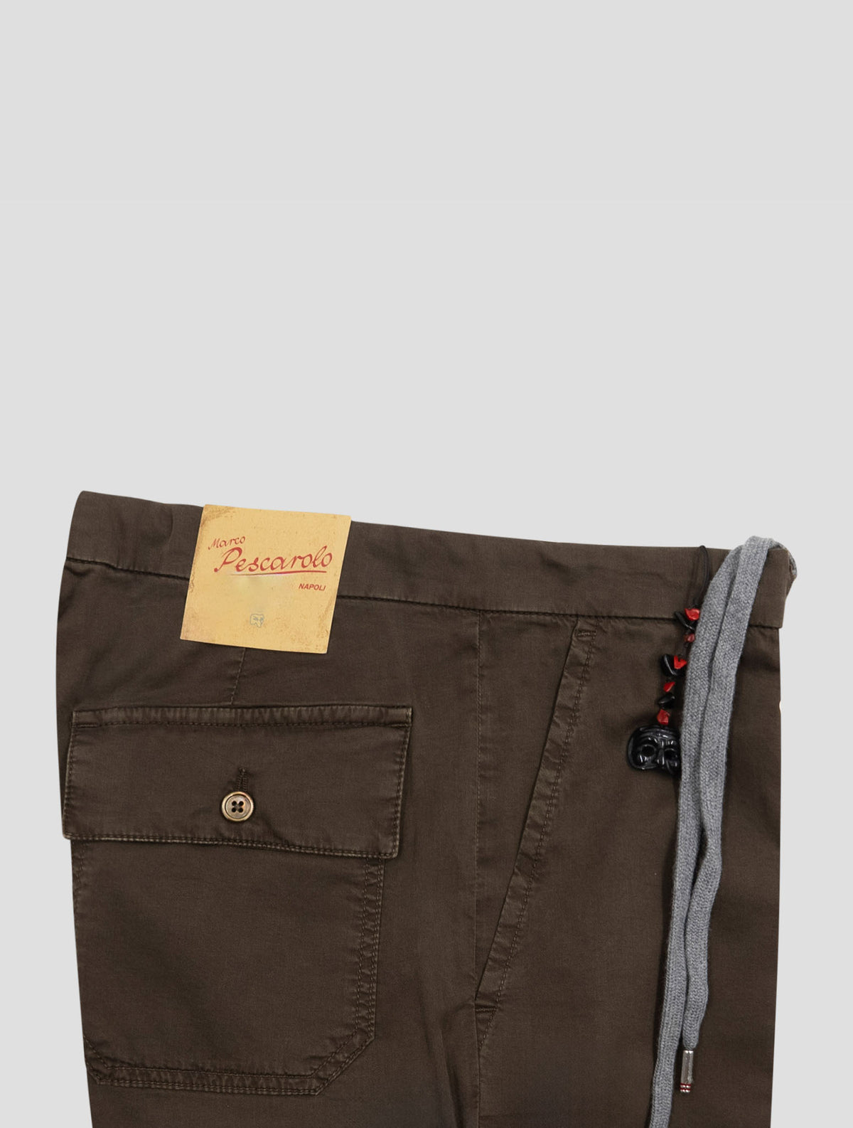 Marco Pescarolo Brown Cotton Silk Ea Pants 3