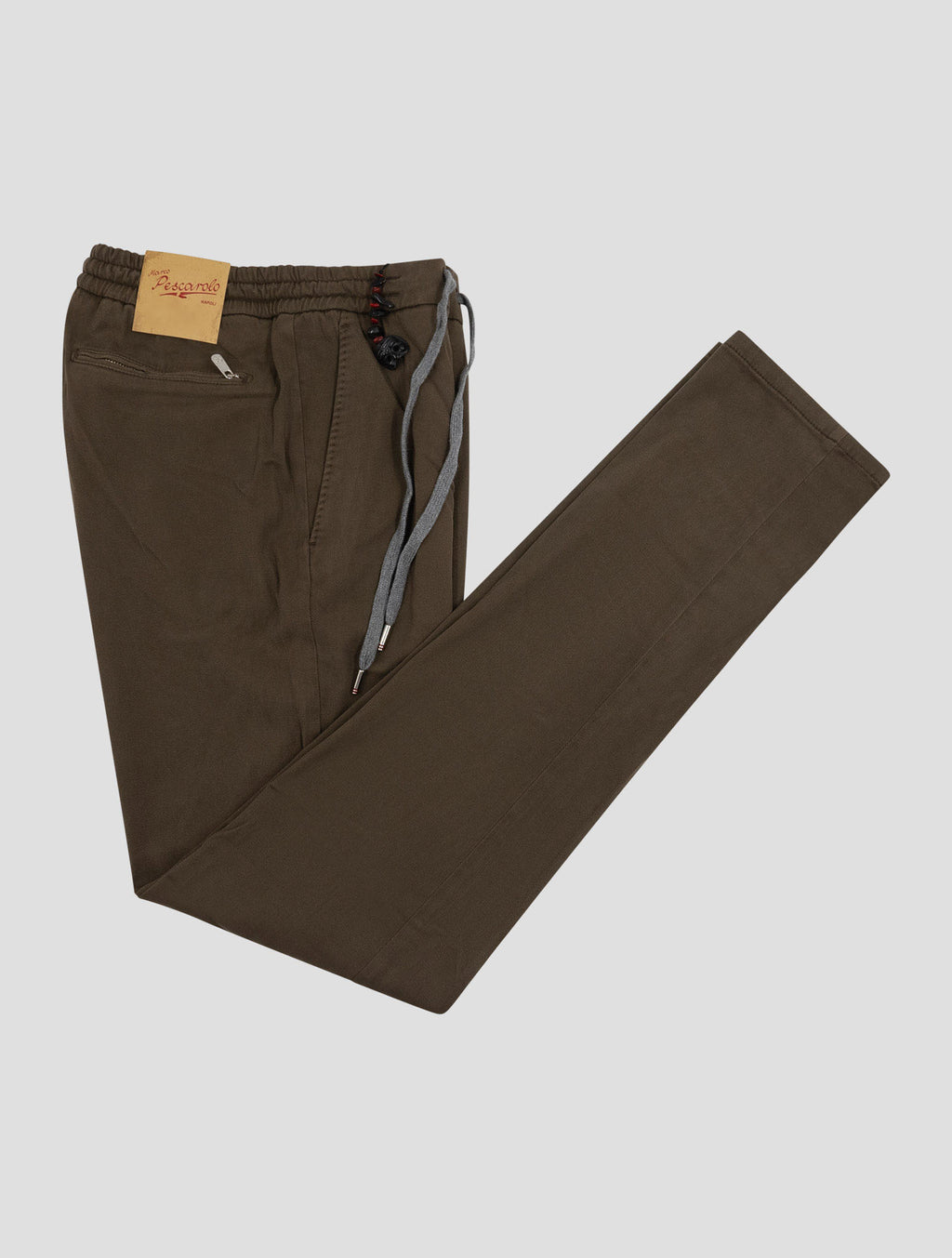 Marco Pescarolo Brown Lyocell Cotton Ea Pants 1