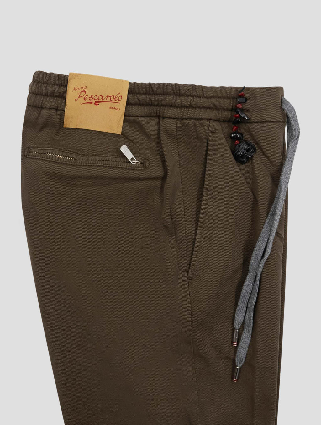 Marco Pescarolo Brown Lyocell Cotton Ea Pants 3