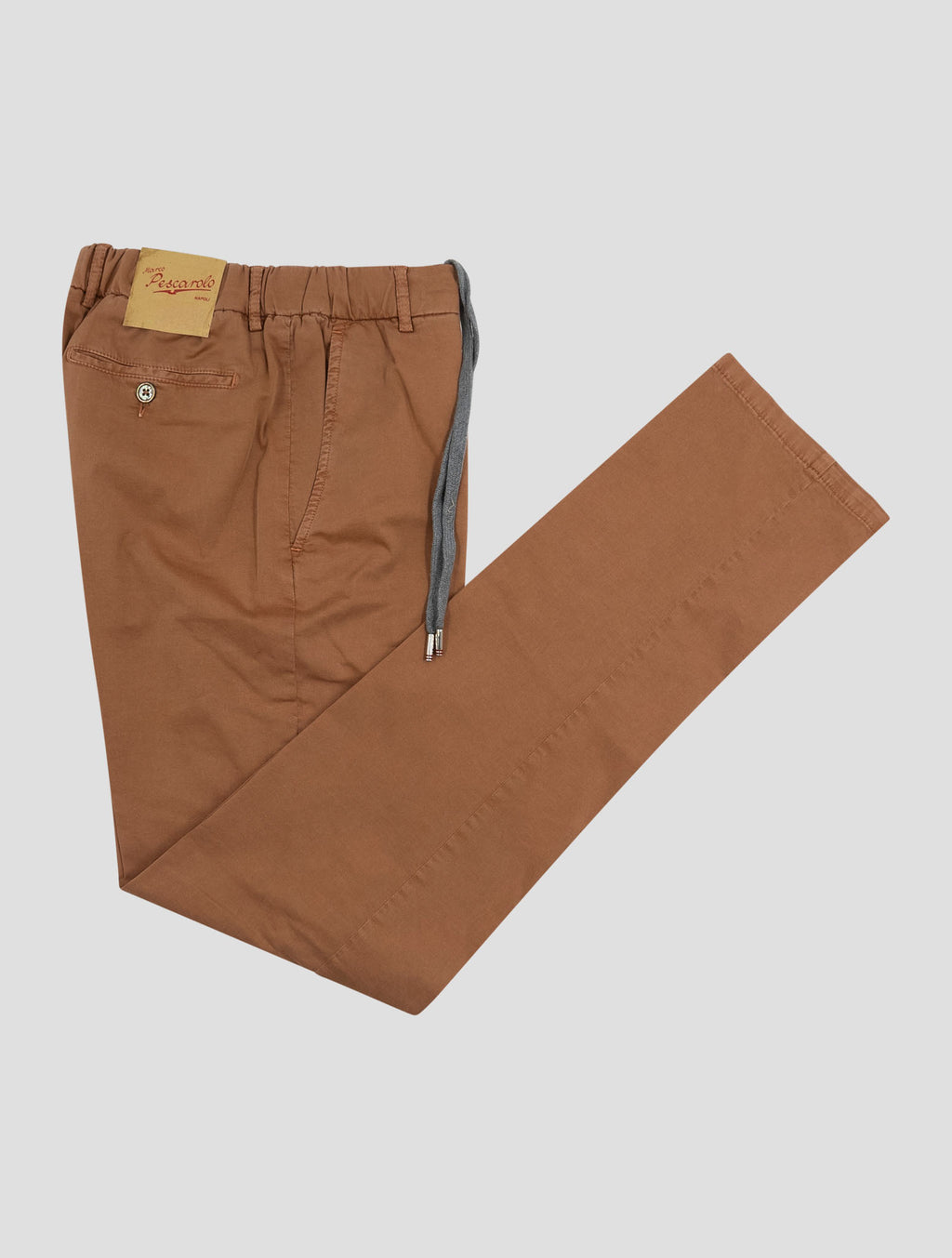 Marco Pescarolo Brown Cotton Silk Ea Pants 1
