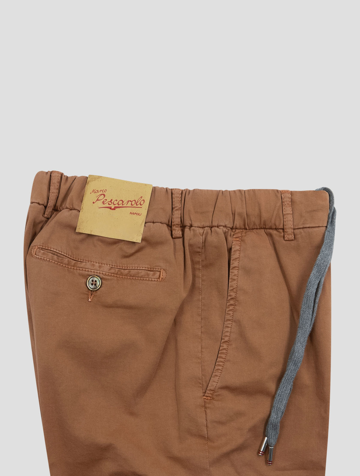 Marco Pescarolo Brown Cotton Silk Ea Pants 3