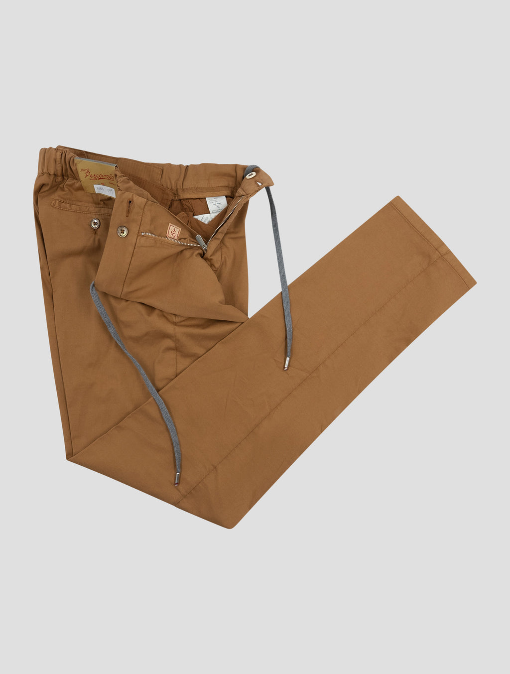 Marco Pescarolo Brown Cotton Silk Ea Pants 2