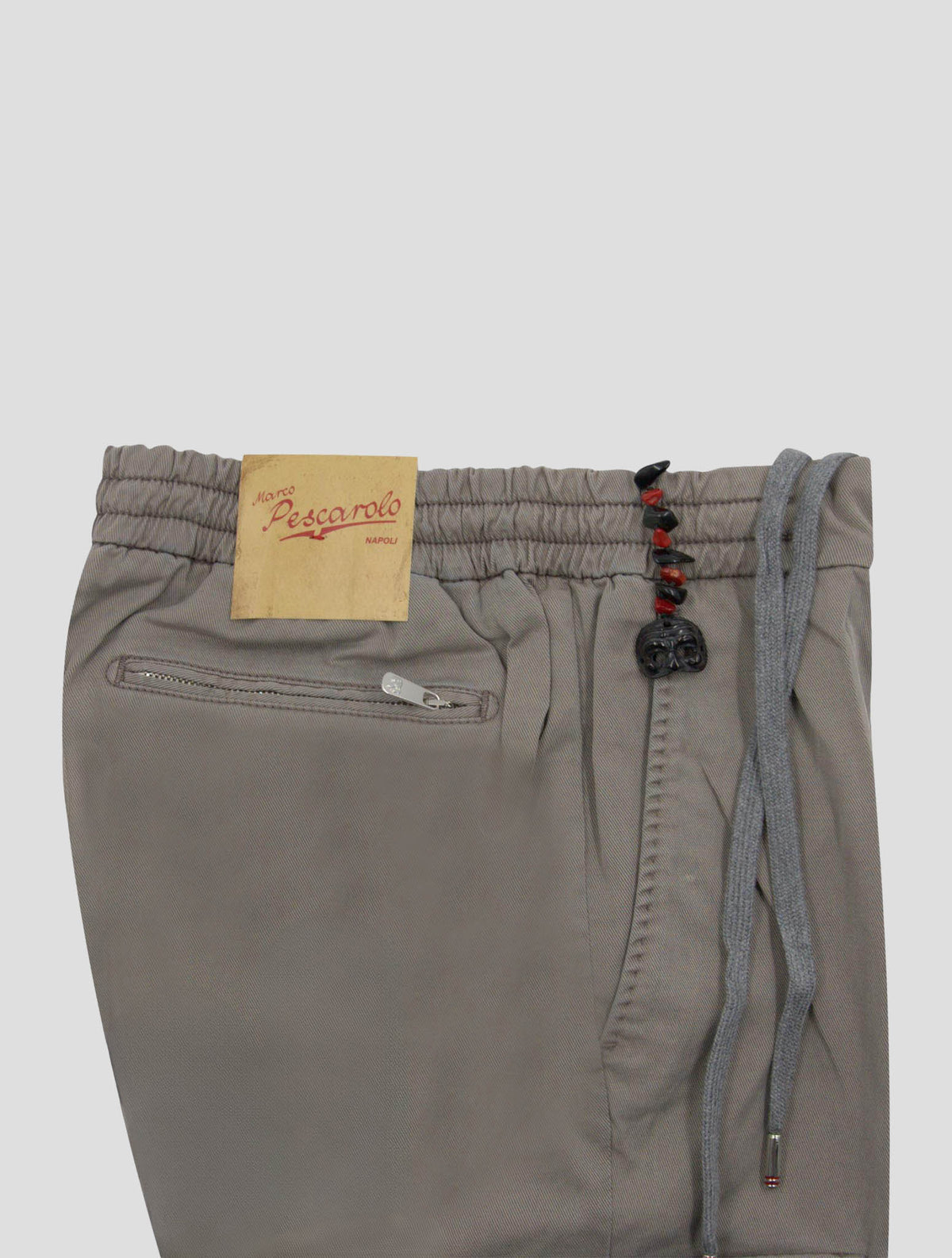 Marco Pescarolo Taupe Lyocell Cotton Ea Cargo Pants 3