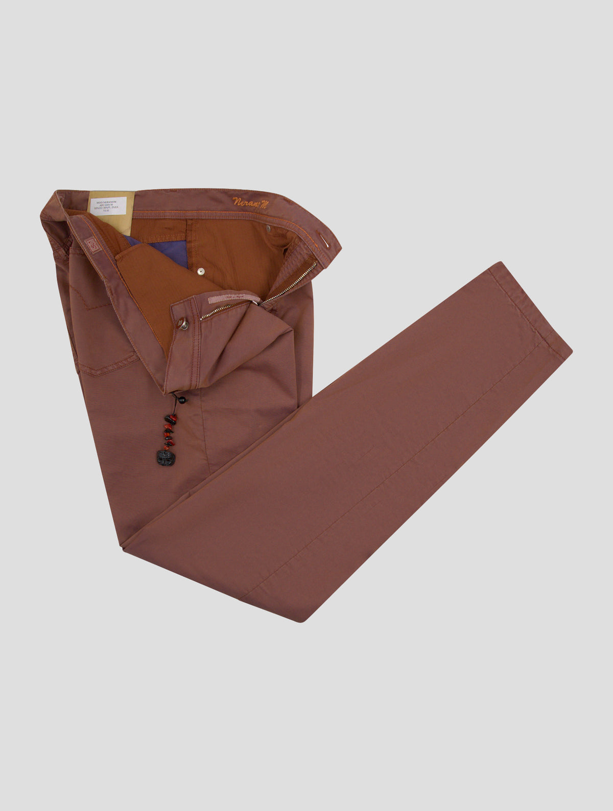 Marco Pescarolo Brown Cotton Pl Ea Jeans 2