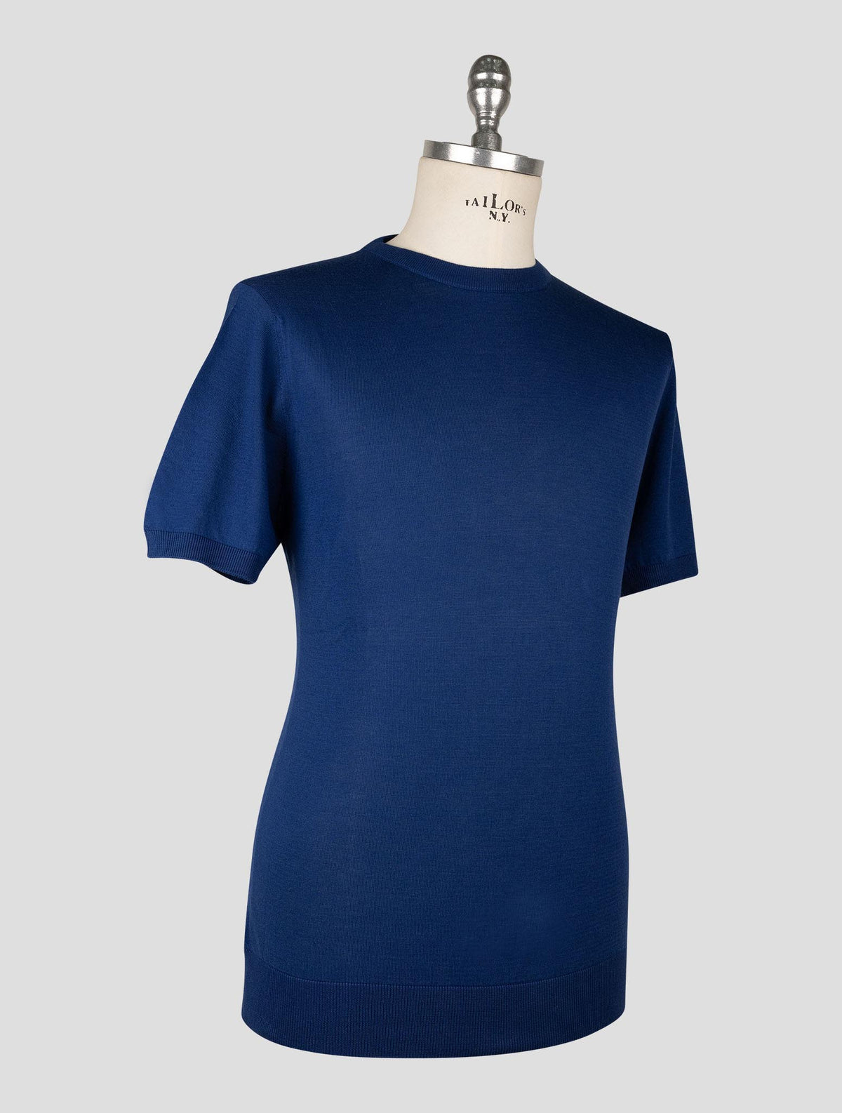 Kiton Blue Cotton T-shirt 2