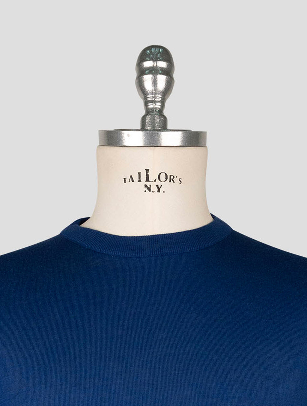 Kiton Blue Cotton T-shirt 4