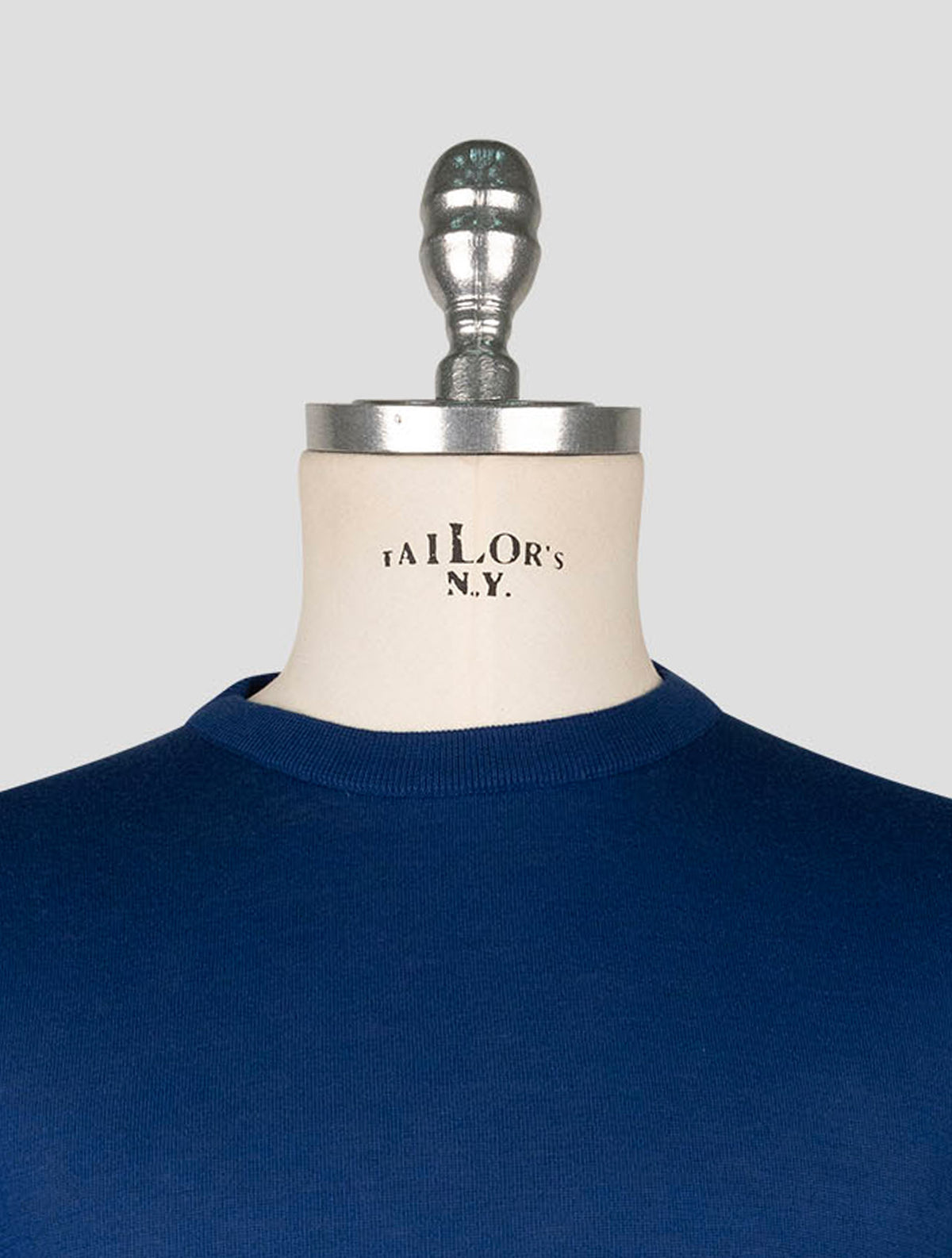 Kiton Blue Cotton T-shirt 4