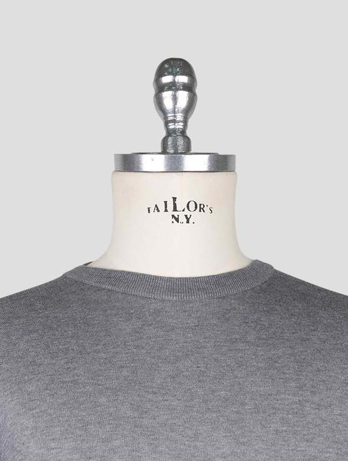 Kiton Gray Cotton T-shirt 4
