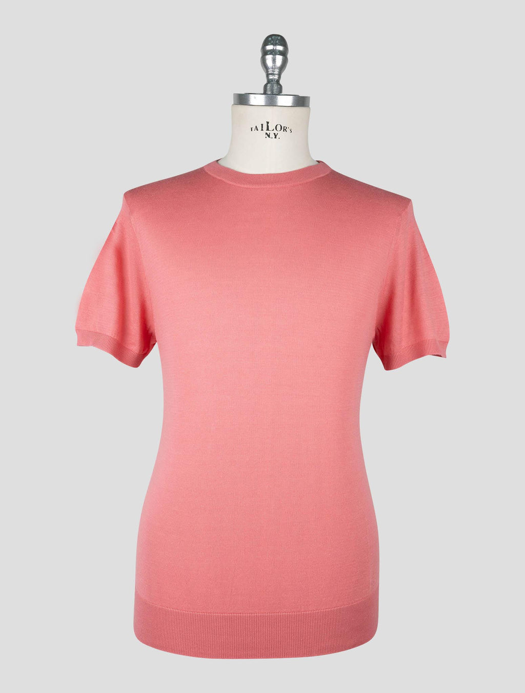 Kiton Pink Cotton T-shirt 1