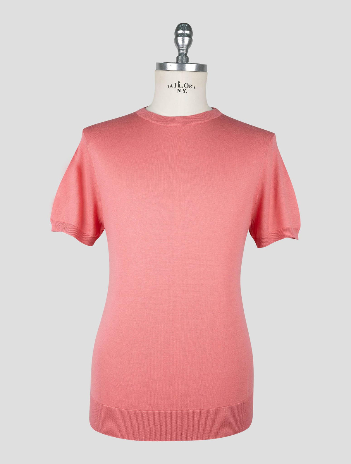 Kiton Pink Cotton T-shirt 1