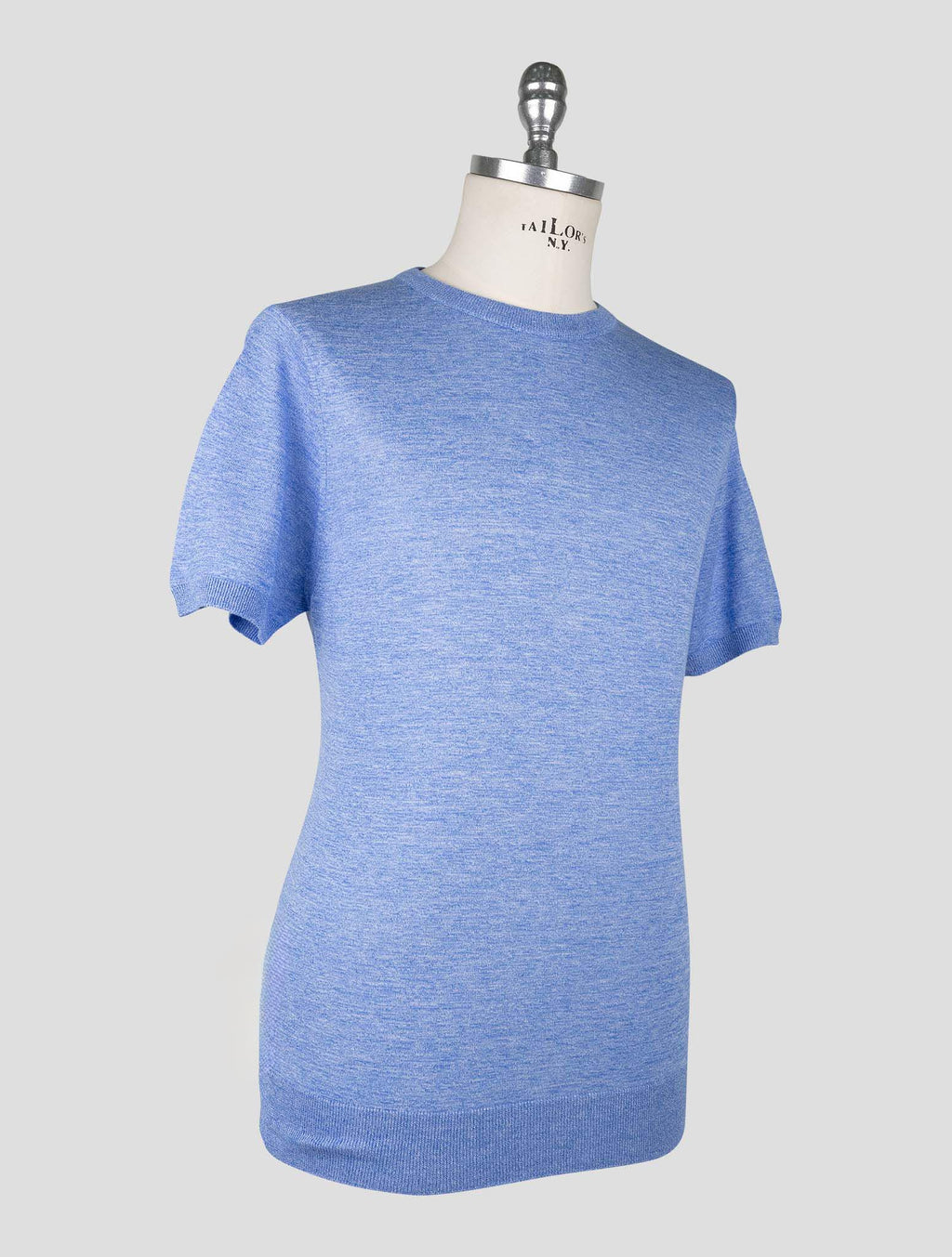 Kiton Light Blue Cotton T-shirt 2