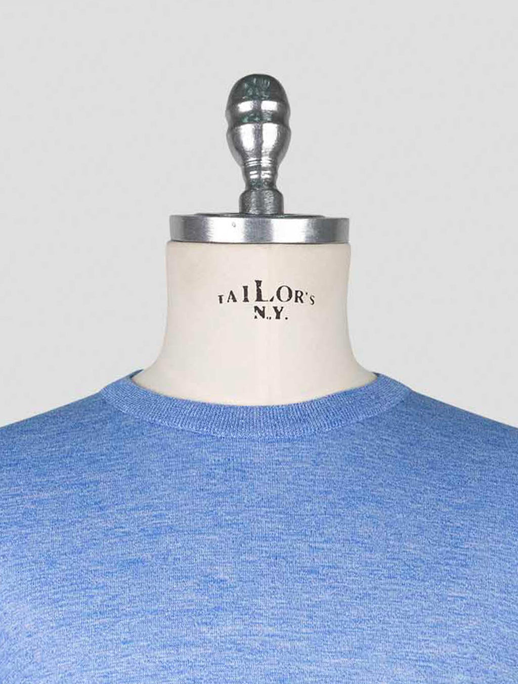 Kiton Light Blue Cotton T-shirt 4