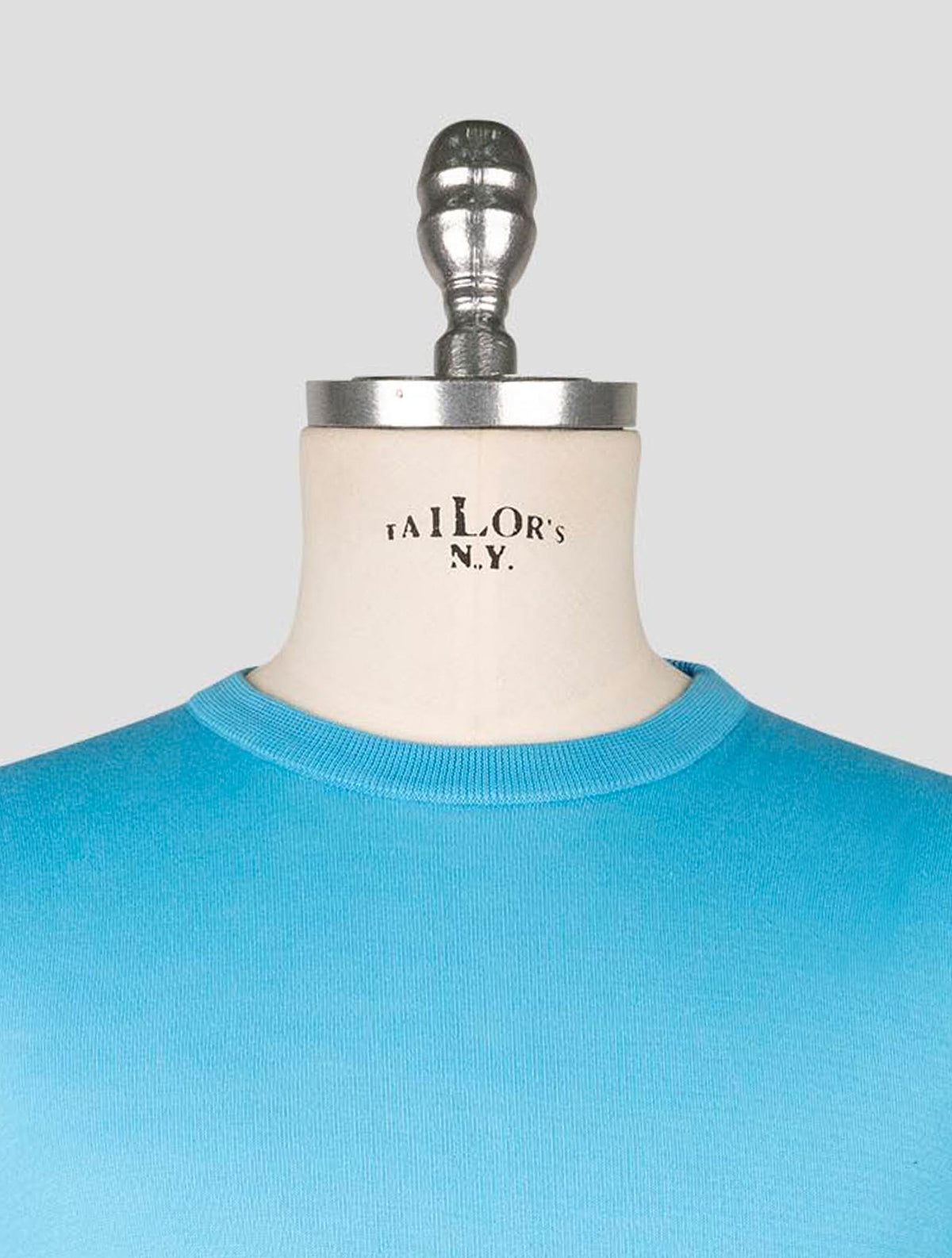 Kiton Light Blue Cotton T-shirt 4