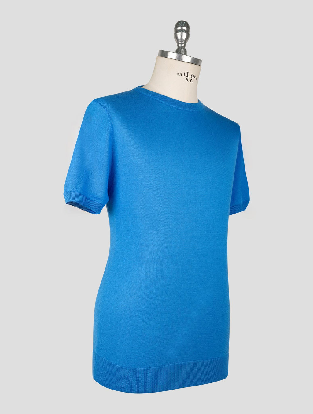 Kiton Blue Cotton T-shirt 2